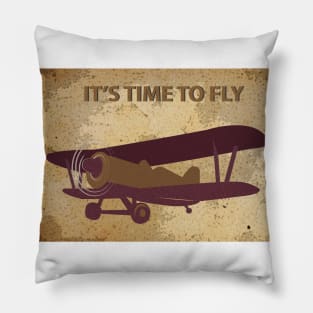 Retro plane Pillow