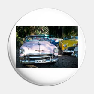 American car from the 50's in Havana, Cuba Pin