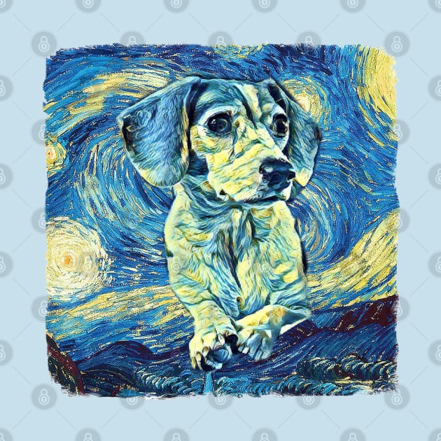 Cute Dog Van Gogh Style by todos