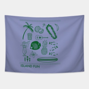 Island fun Tapestry