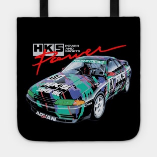 NISSAN SKYLINE R32 GTR V-SPEC II BNR32 NISMO group a race car Tote