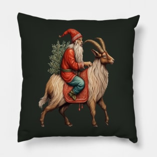 Julbocken Yule Goat A Creature Of Scandanivian Mythology Pillow