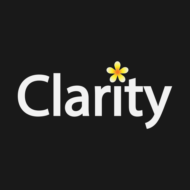 Clarity creative text design by BL4CK&WH1TE 