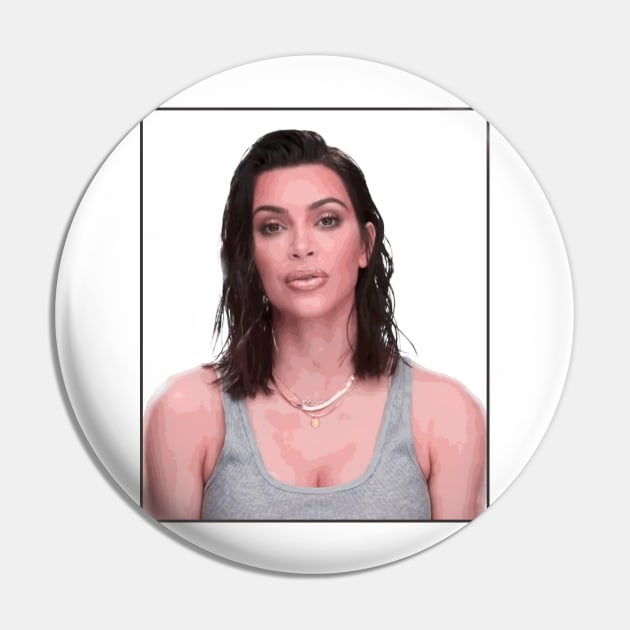 Kim Kardashian Pin by winstongambro