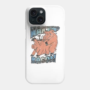 Makin' Bacon Funny Cartoon Vintage Phone Case