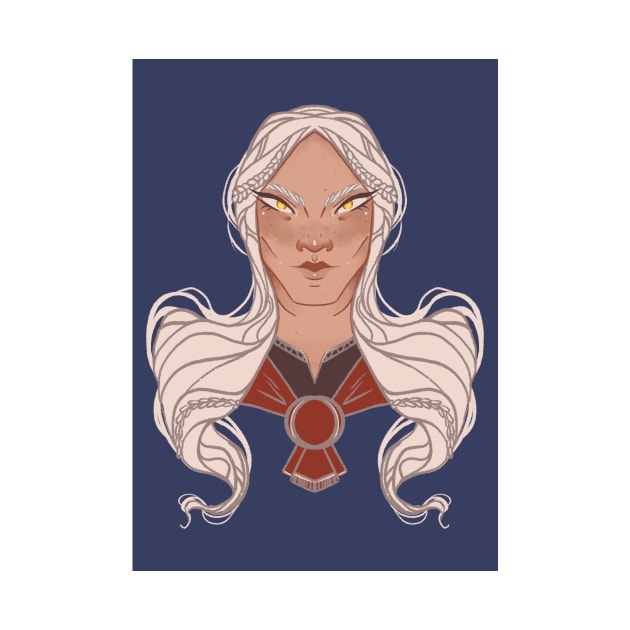 Manon Blackbeak - Throne of Glass by livelonganddraw