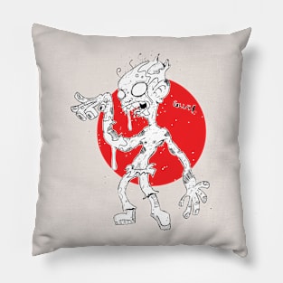 "GLUH" said the zombie. Pillow