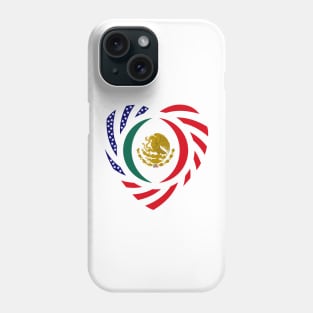 Mexican American Multinational Patriot Flag (Heart) Phone Case