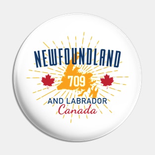 Newfoundland and Labrador 709 || Gifts || Souvenirs || Clothing Pin