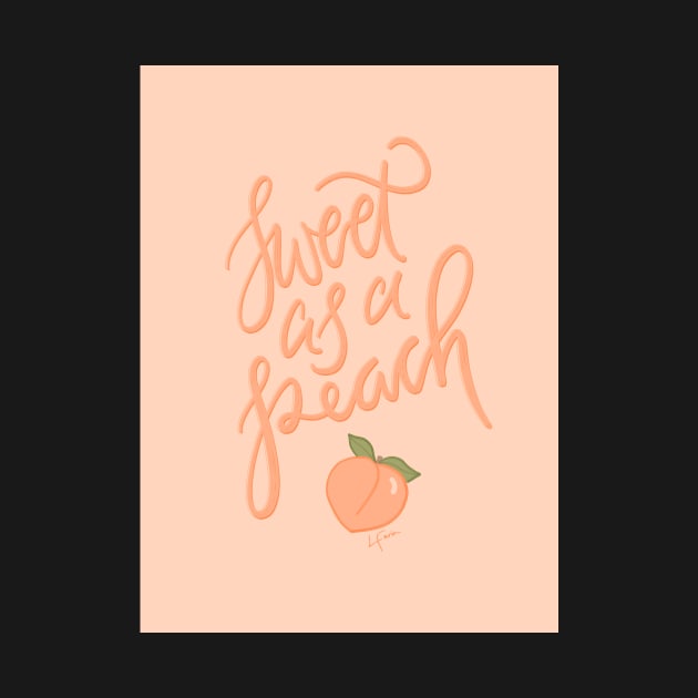 Sweet as a Peach by LFariaDesign