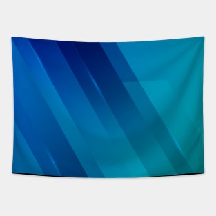 Modern blue gradient pattern Tapestry