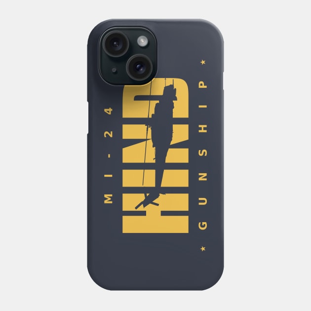 Mi-24 Hind Phone Case by TCP