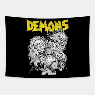 Demons - Pencil Art（1985）☆VHSGasm Video☆   HORROR MERCH Tapestry