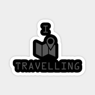 I Love Travelling Magnet