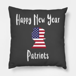 Happy New Year Patriotsfun Party Pillow