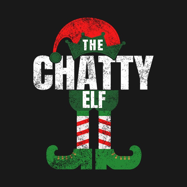 Chatty Elf Christmas Gifts Costume Family Matching by Smoothbeats