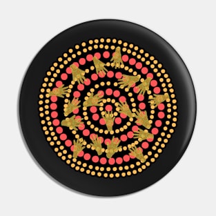 Awesome Aboriginal Dot Art Pin