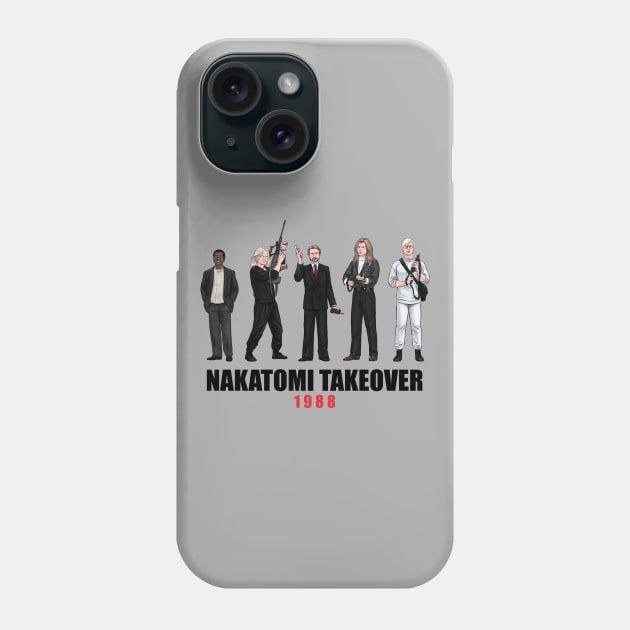 Nakatomi Takeover 1988 Phone Case by PreservedDragons