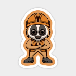 Cute Slow Loris Miner Magnet