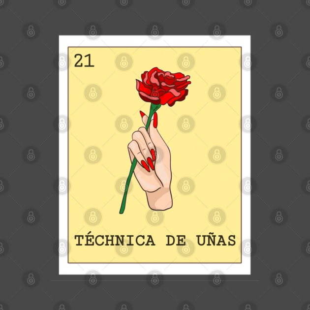 Loteria “Technica de Uñas” Nail Tech by BsalSanchez