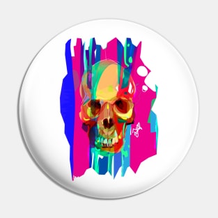 Crazy Skull Pin