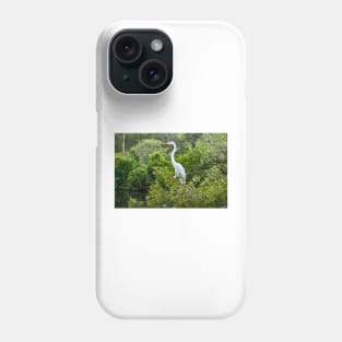 The Kings Great Egret of  Gatorland Phone Case