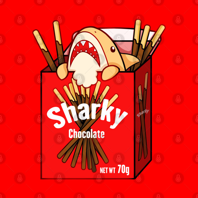 Sharky Chocolate Biscuits - Shark - Phone Case