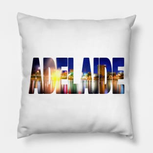 ADELAIDE Night Cityscape South Australia Pillow