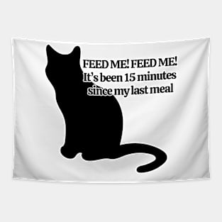 Feed Me Cat Tapestry