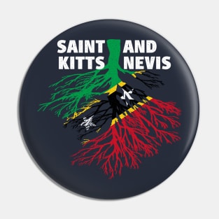 Saint Kitts and Nevis Roots Flag Pin