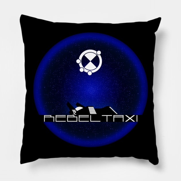 RebelTaxi Galaxy Pillow by RebelTaxi