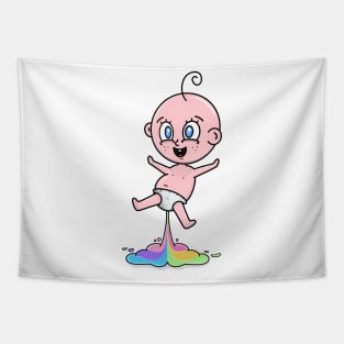 Rainbow Baby Tapestry