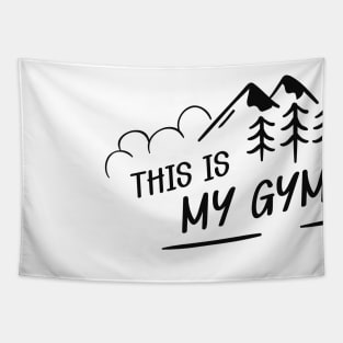 Climbing - This is my gym Tapestry