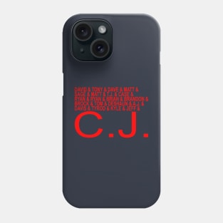 Texans Quarterbacks with CJ Stroud Phone Case