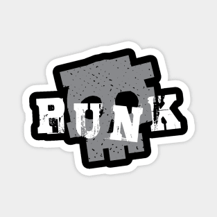 punk skull design Magnet