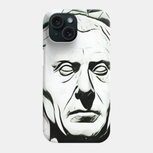 Suetonius Black and White Portrait | Suetonius Artwork 3 Phone Case