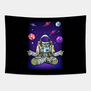 Meditating Astronaut 2 Tapestry