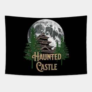 Japanese haunted castle Tapestry