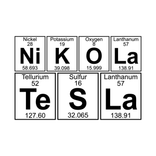 Ni-K-O-La Te-S-La (Nikola Tesla) T-Shirt