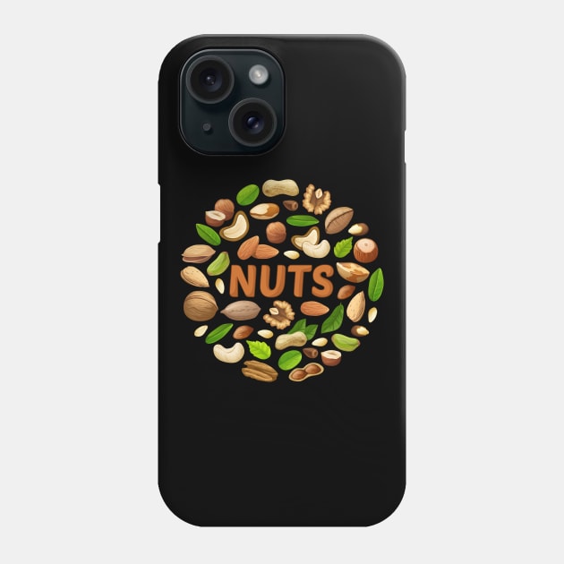 Nuts Phone Case by Mako Design 