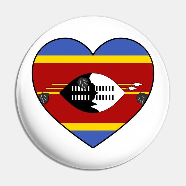 Heart - Eswatini _102 Pin by Tridaak