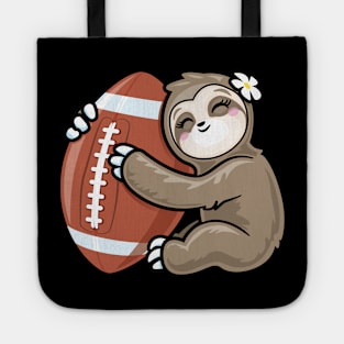 Sloth Girls Football Tote