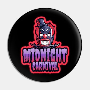 Midnight Carnival Killer Clown Pin