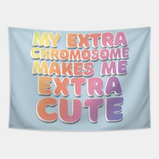 Down Syndrome Awareness Trisomy 21 Chromosome Tapestry