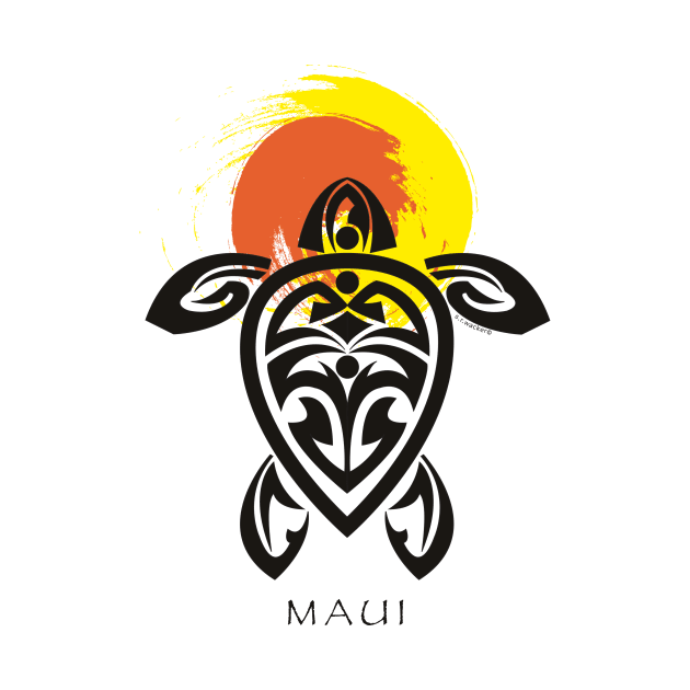 Tribal Turtle, Maui Sun by srwdesign