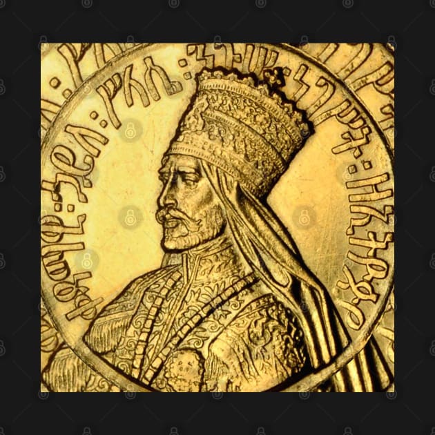 Emperor Selassie Gold Ethiopia by rastaseed
