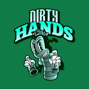 Graffiti Dirty Hand Caracter T-Shirt