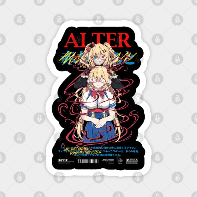 Hololive Japan Akai Haato Haachama - Alter Magnet by Waifuku Merch