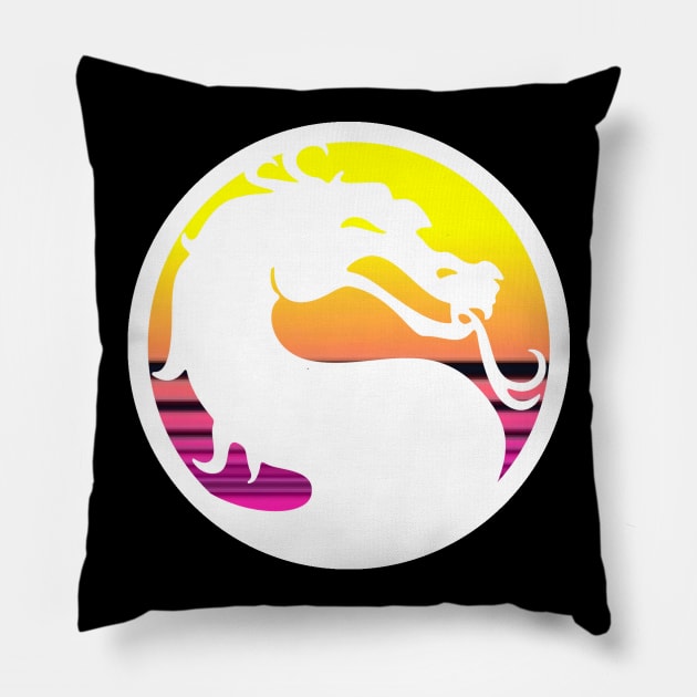 Mortal Kombat Logo Pillow by gitasorosoan