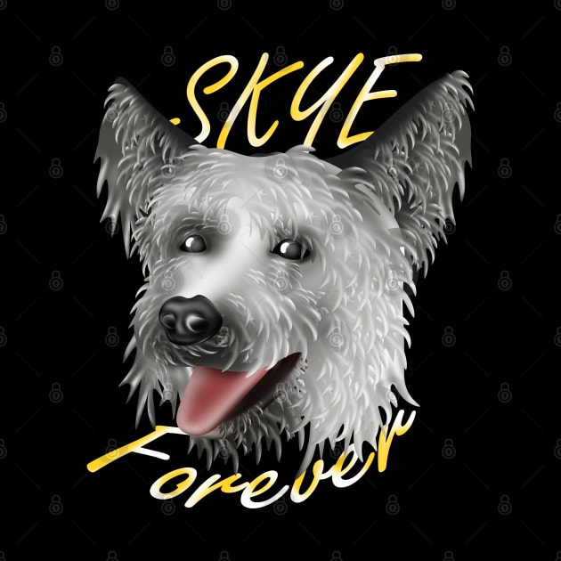 Skye Terrier dog by AdishPr